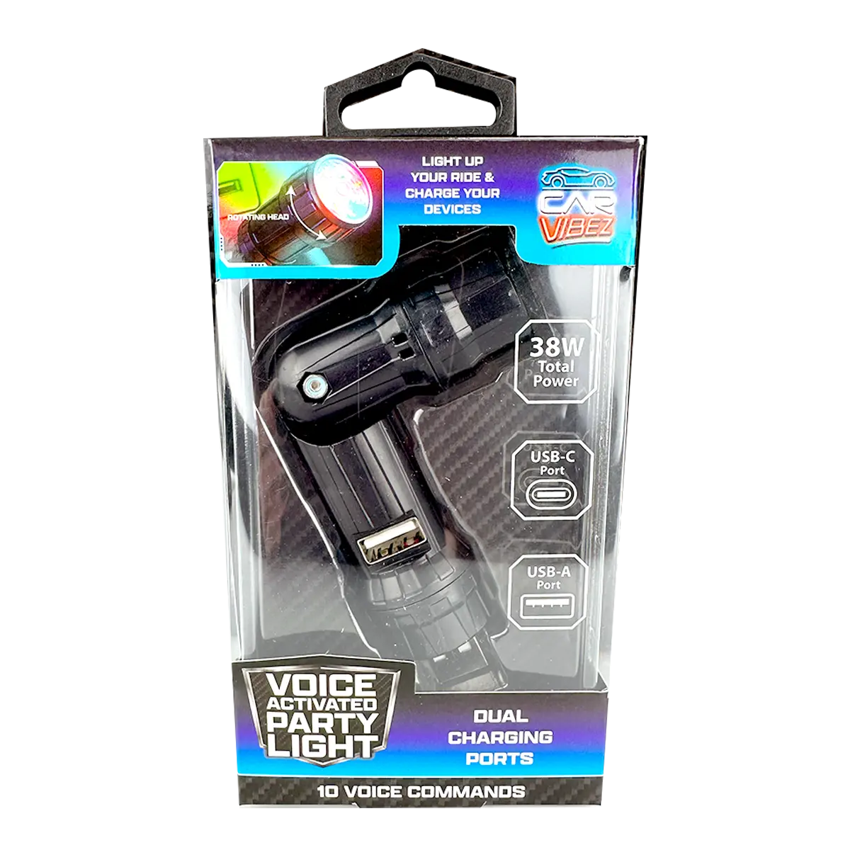 Voice Activated Usb Party Light - 6 Pieces Per Retail Ready Display 26103 2