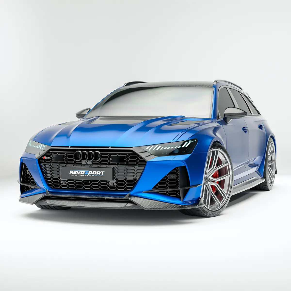 Audi Rs6 C8 Carbon Fiber Front Lip 1
