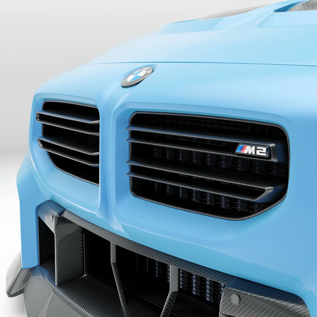 Bmw M2 G87 Carbon Fiber Front Grill 1
