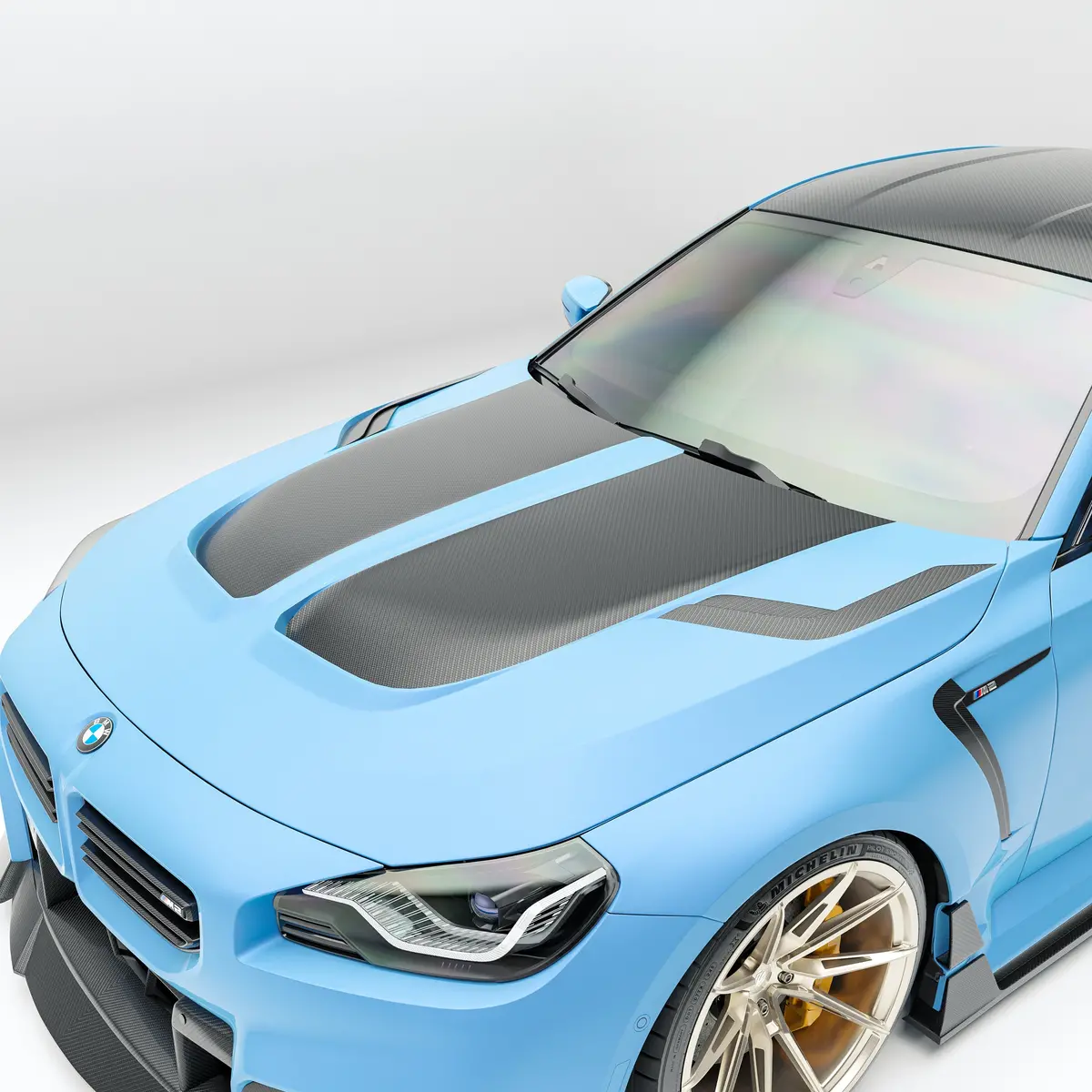 Bmw M2 G87 Carbon Fiber Hood 1