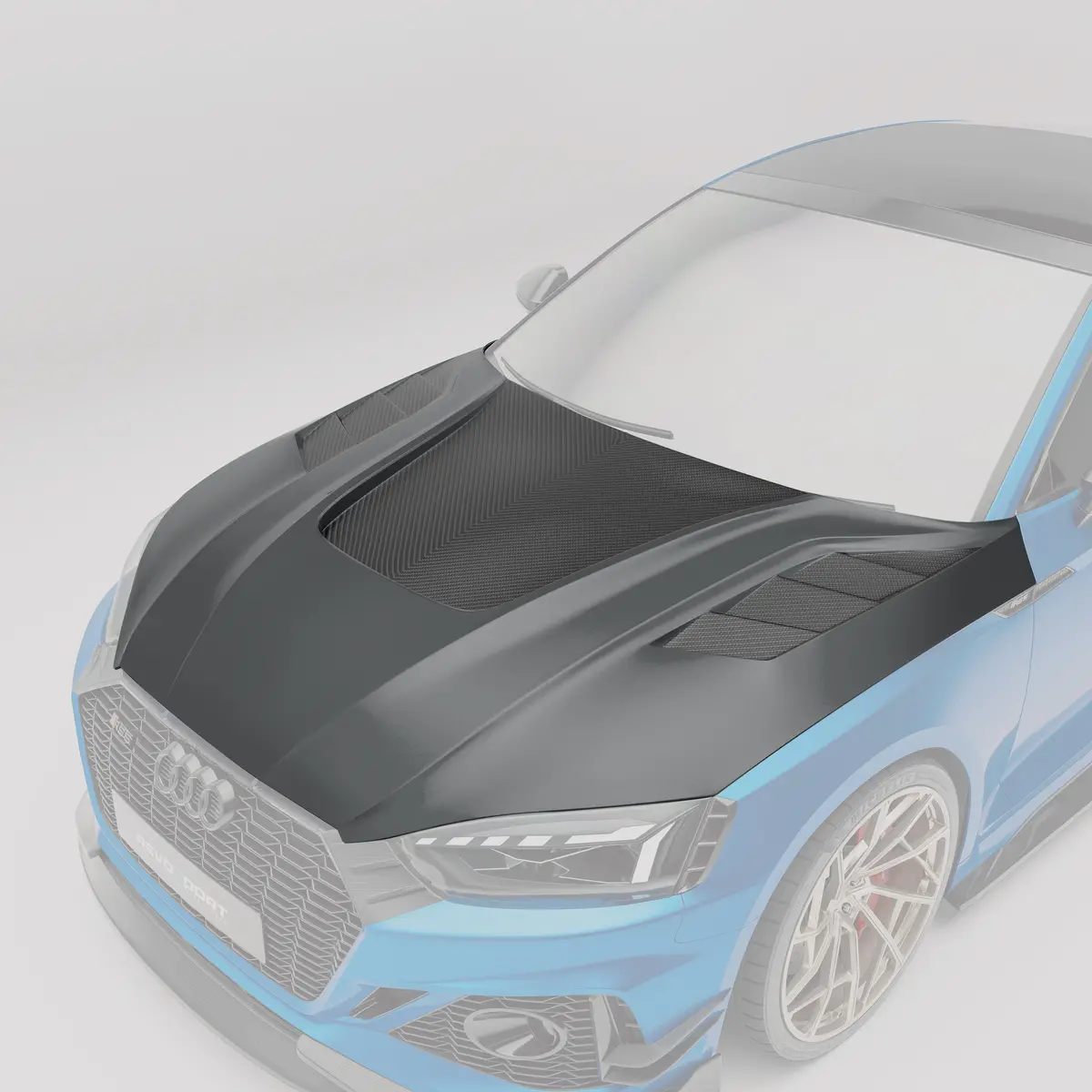Audi Rs5 B9.5 Facelift Sportback Carbon Fiber Hood 2