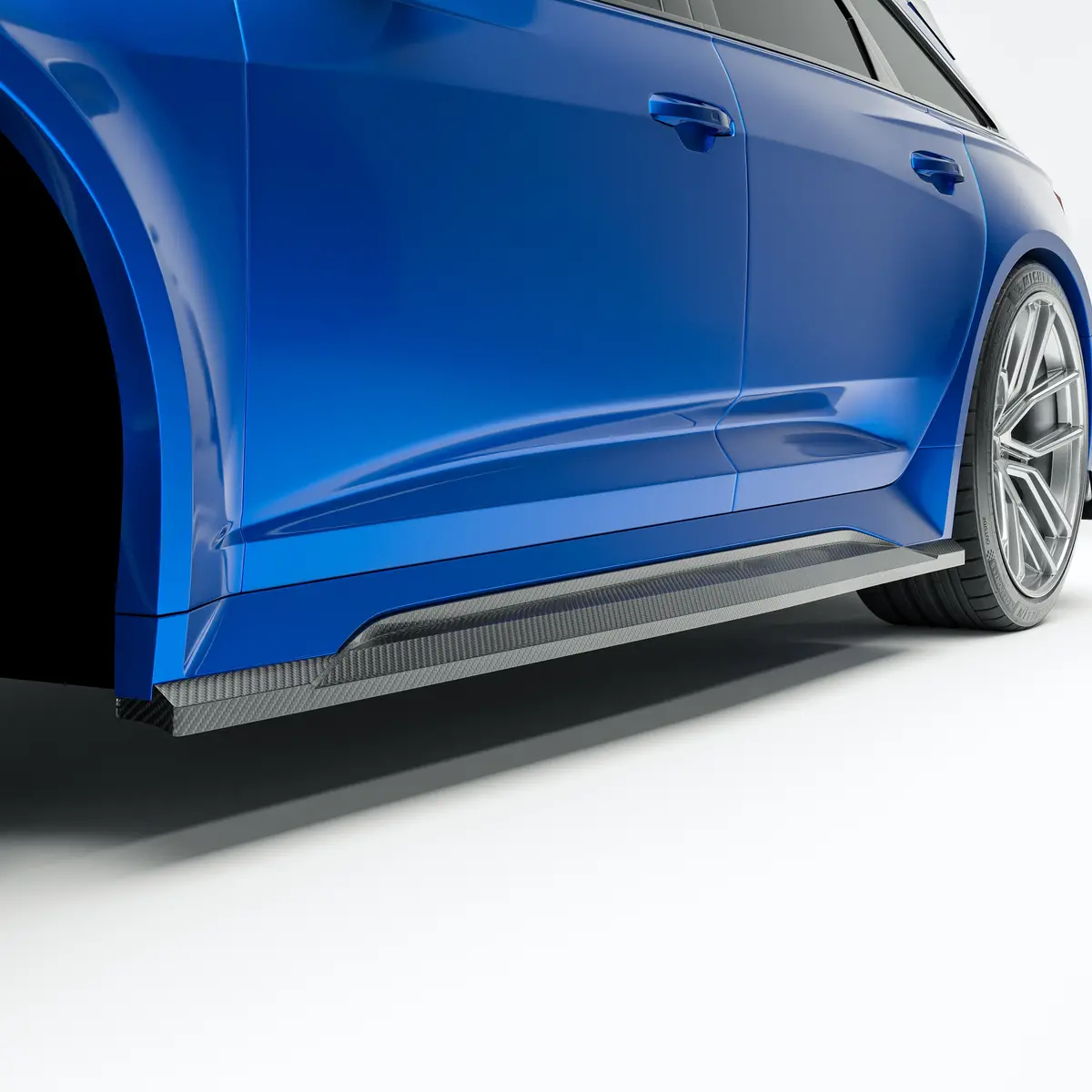 Audi Rs6 C8 Carbon Fiber Side Skirts 1