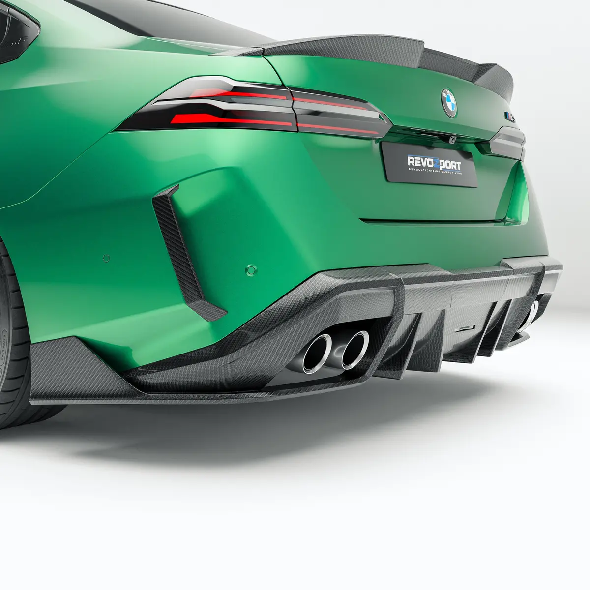 Bmw M5 G90 Carbon Fiber Rear Canards 1