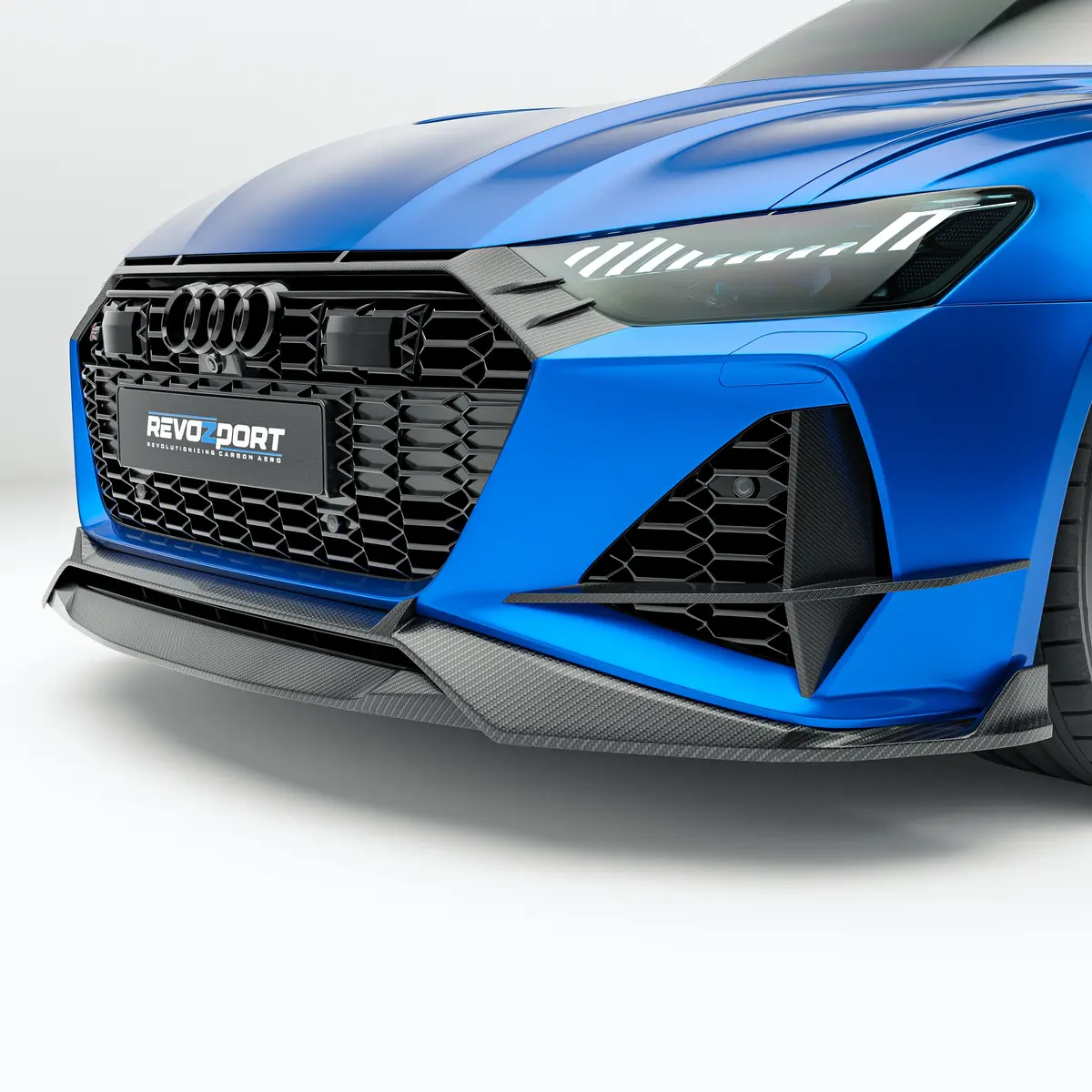 Audi Rs6 C8 Carbon Fiber Front Grill 1