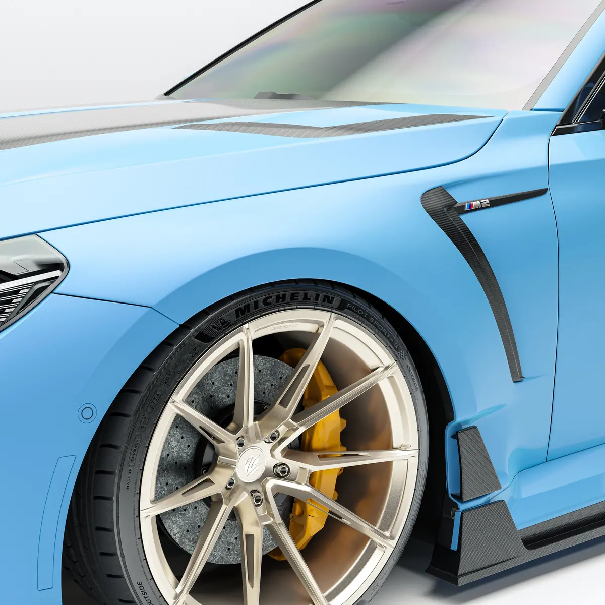 Bmw M2 G87 Carbon Fiber Side Fenders 1