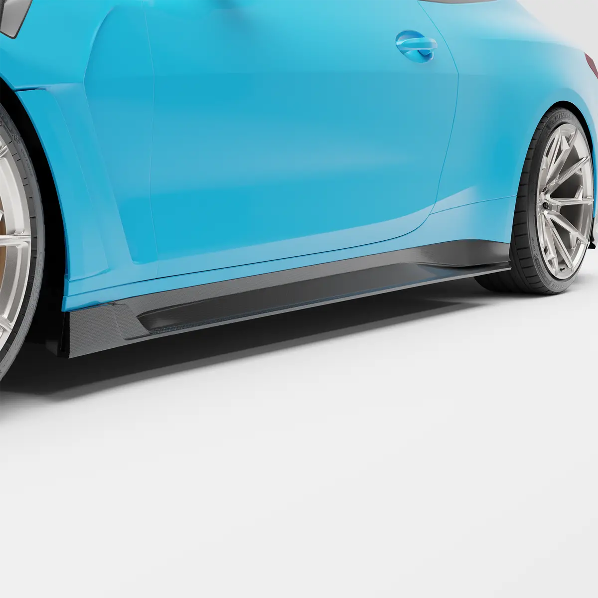 Bmw M4 G82 Carbon Fiber Side Skirts 1