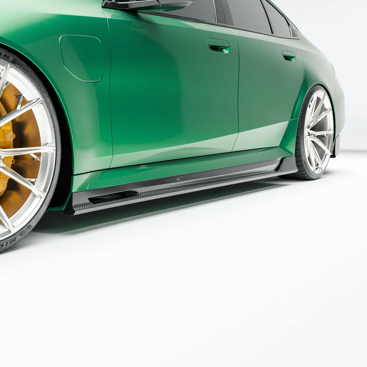 Bmw M5 G90 Carbon Fiber Side Skirts 1