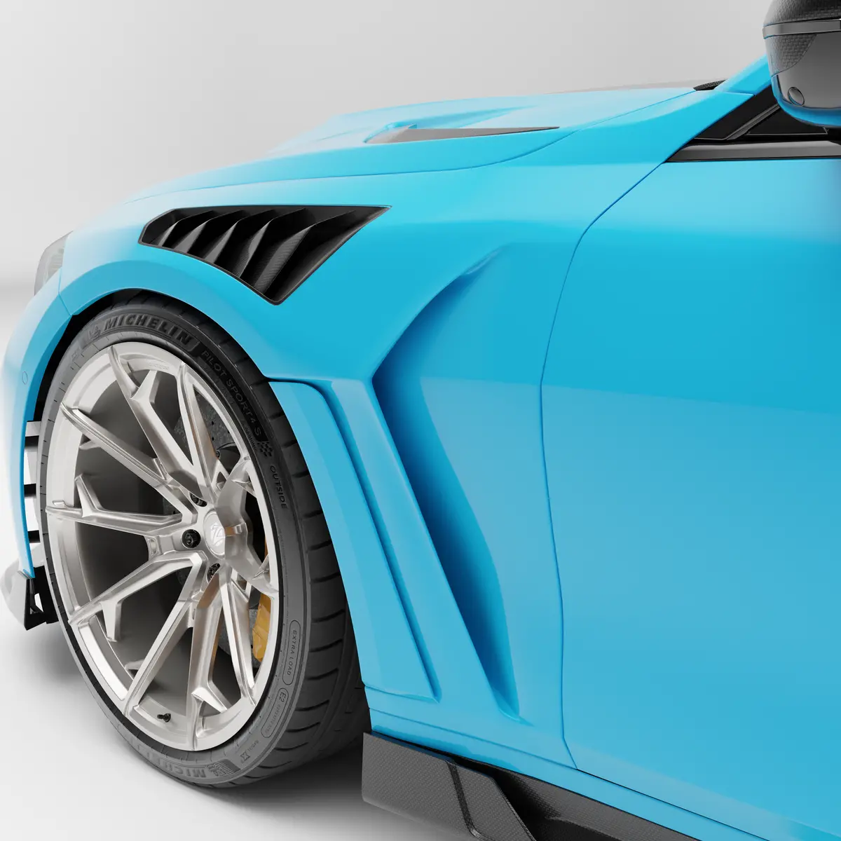 Bmw M4 G82 Carbon Fiber Side Fender Vents 1
