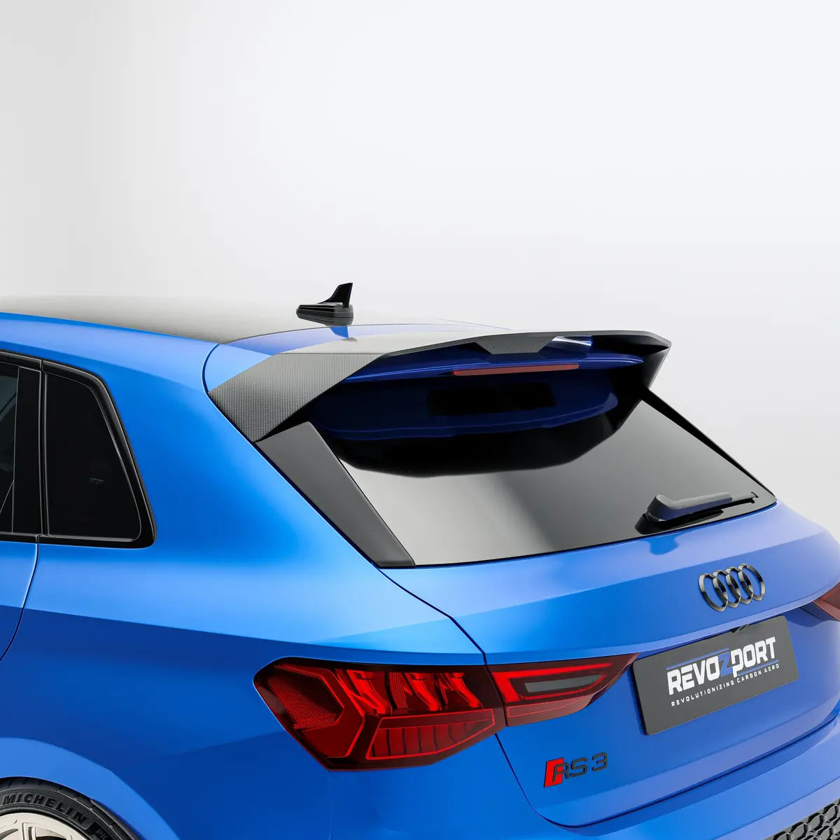 Audi Rs3 8Y Sportback Carbon Fiber Roof Spoiler 1
