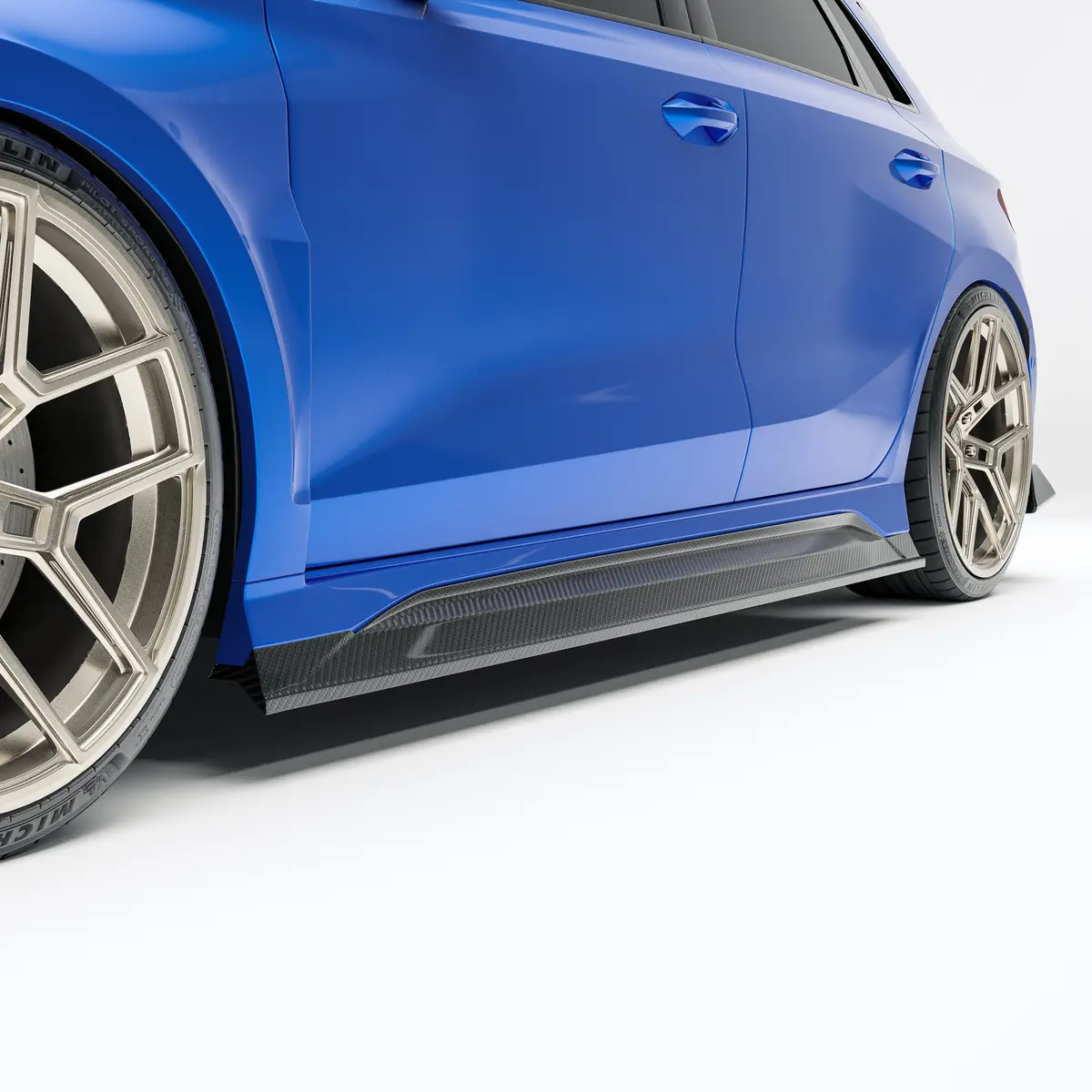 Audi Rs3 8Y Sportback Carbon Fiber Side Skirts 1