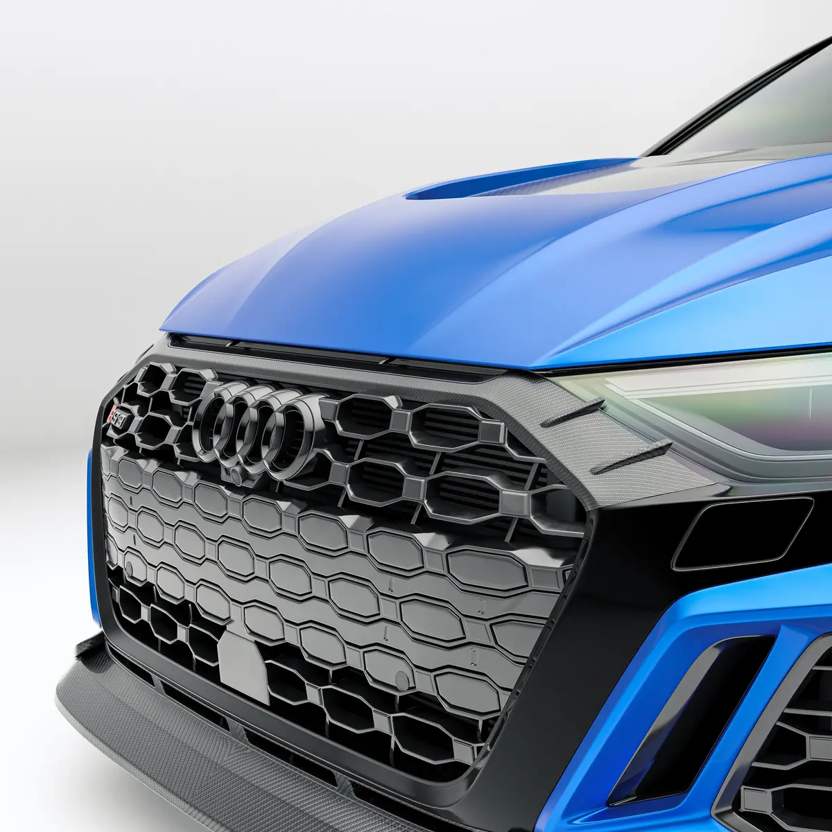 Audi Rs3 8Y Sportback Carbon Fiber Front Grill 1