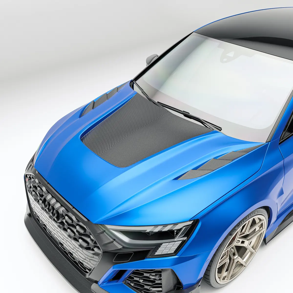 Audi Rs3 8Y Sportback Carbon Fiber Hood 1