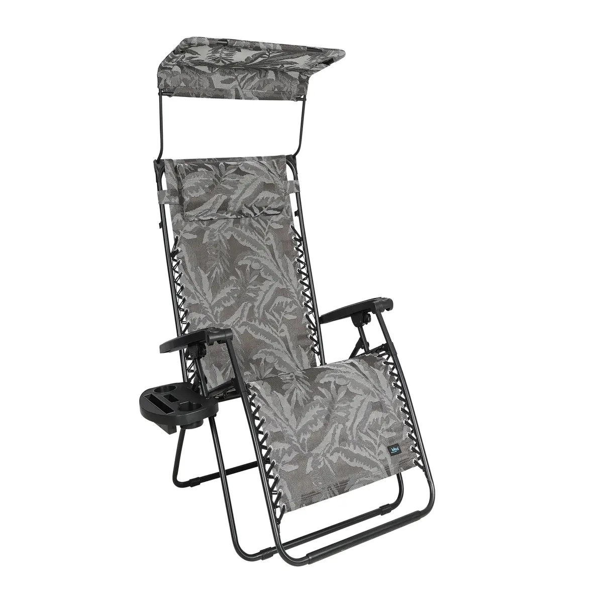 Bliss Hammocks Gfc-456Pfl Gravity Free Chair W/ Canopy, Pillow, & Drink Tray | 26-In. Wide | Weather & Rust Resistant | 300 Lb. Capacity 2