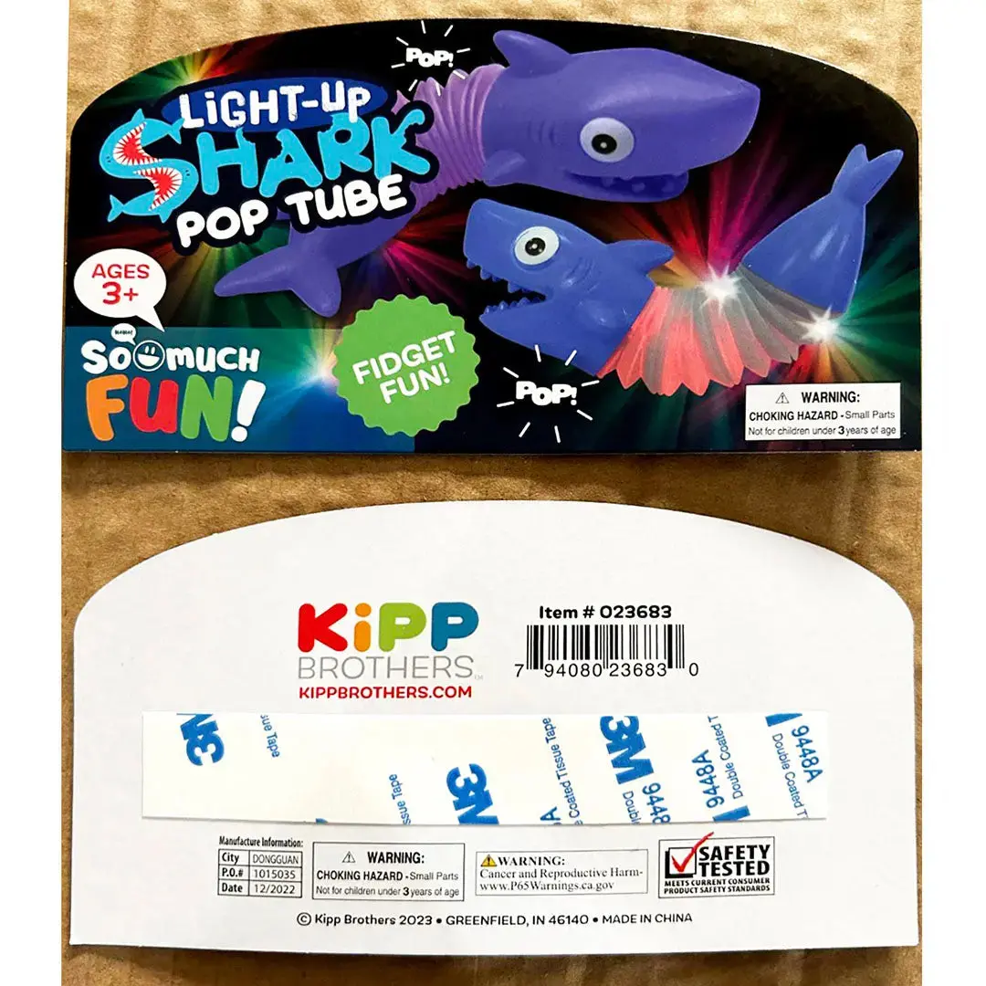 Bendy Shark Light-Up Toy - 12 Pieces Per Pack 23683 2