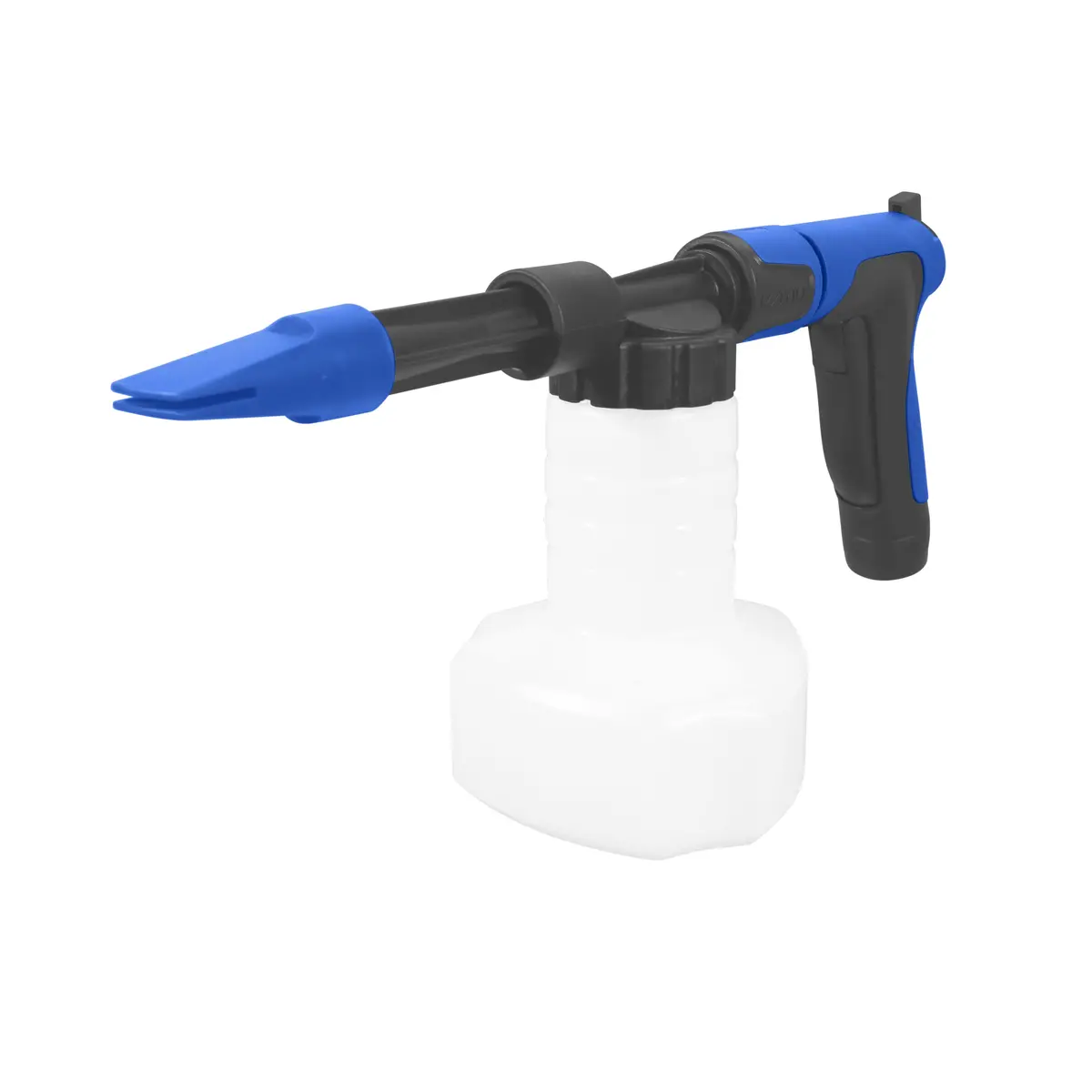 Aqua Joe Aj-Spxn-Pro-Sjb 2-In-1 All-Purpose Garden Hose-Powered Adjustable Foam Cannon Spray Gun Kit | W/ Bristle Brush And Detailer Sponge Attachments | Quick-Connect (Blue) 1