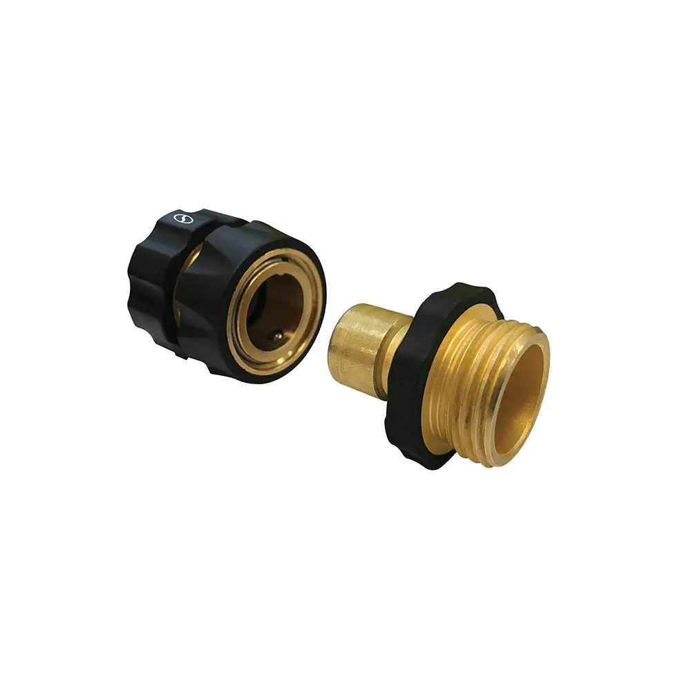 Sun Joe Spx-Uqc3k Brass 3-Piece Universal Pressure Washer To Garden Hose Quick-Connect Kit 2