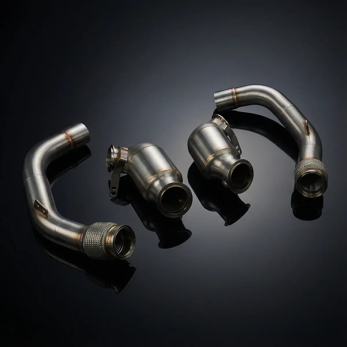 Bmw M3 (F80) / M4 (F82/F83) 2015-2020 S55 3.0T Catless Downpipes | Ame Motorsport 1