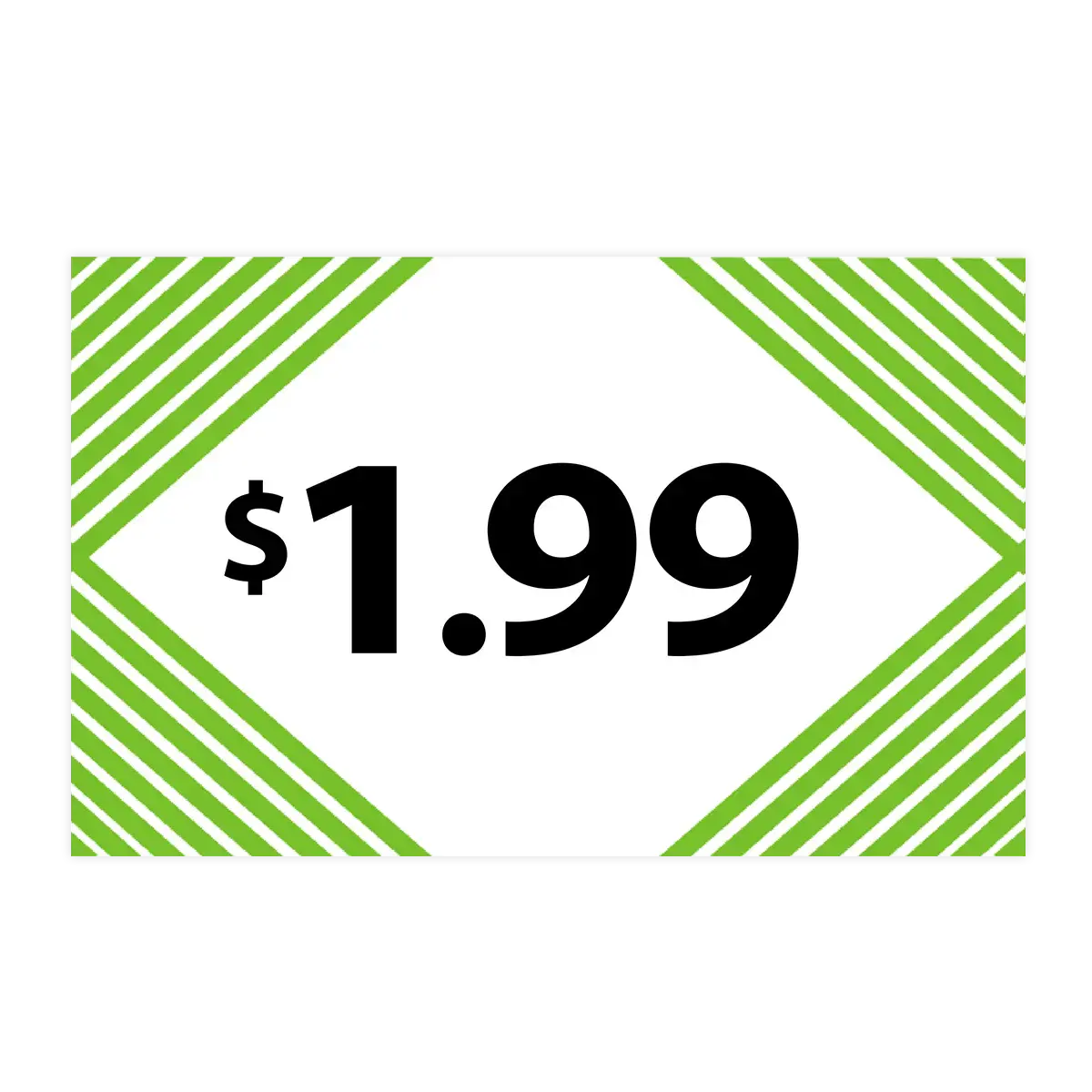 Merchandising Fixture - $1.99 Retail Tag 25 Per Pack 978320 1
