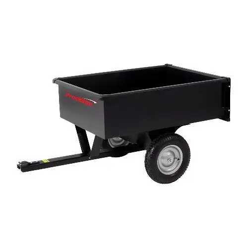 10 Cu Ft Tractor Atv / Utv Steel Dump Cart Trailer 750 # 1