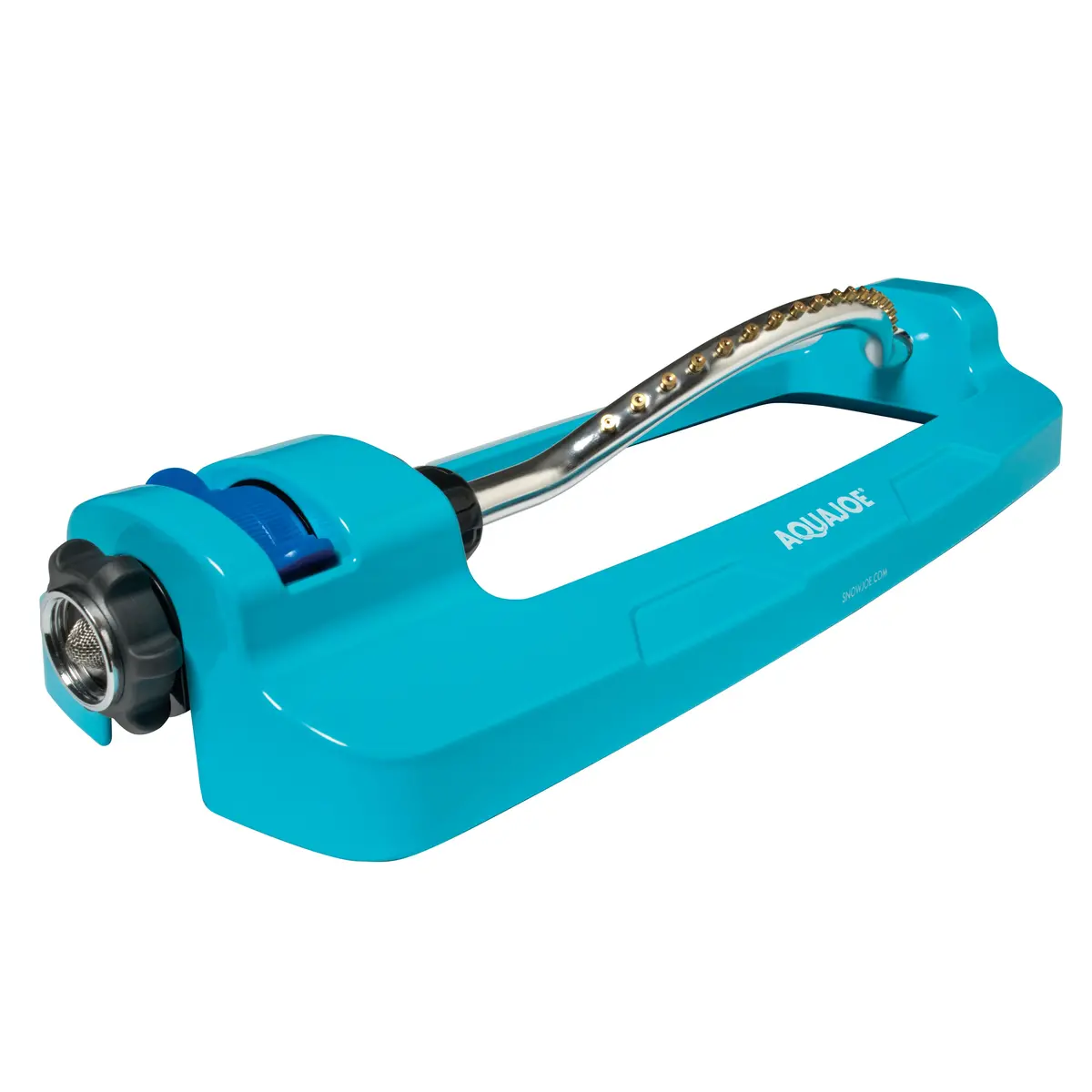 Aqua Joe Aj-Oms18-Brs Indestructible Metal Base Oscillating Sprinkler | Customizable Coverage | 4295 Sq. Ft. Max Coverage 2