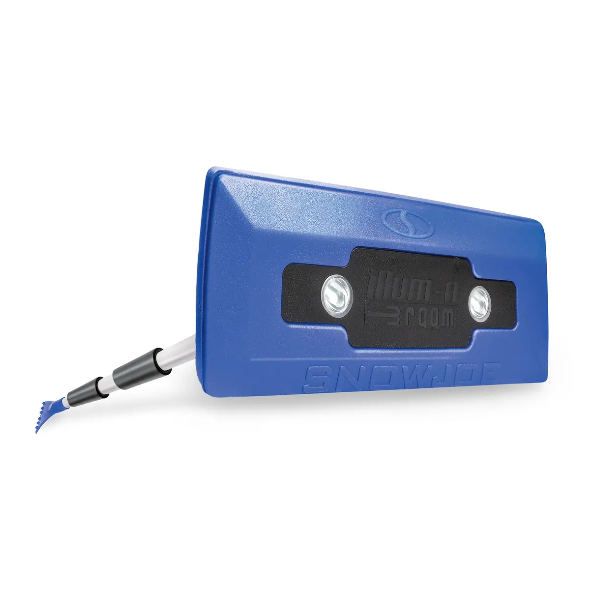 Snow Joe Sjblzd-Led 4-In-1 Telescoping Snow Broom + Ice Scraper | 18-Inch Foam Head | Headlights (Blue) 2