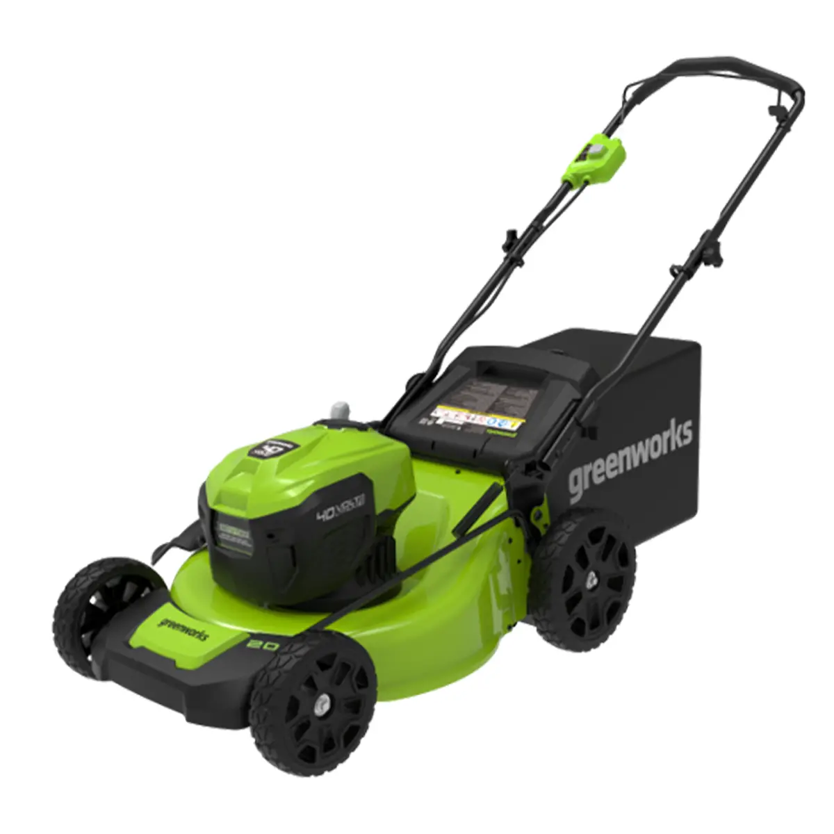 40V 20" Brushless Lawn Mower & 40V 12" String Trimmer, 4.0Ah Battery And Charger Included 2