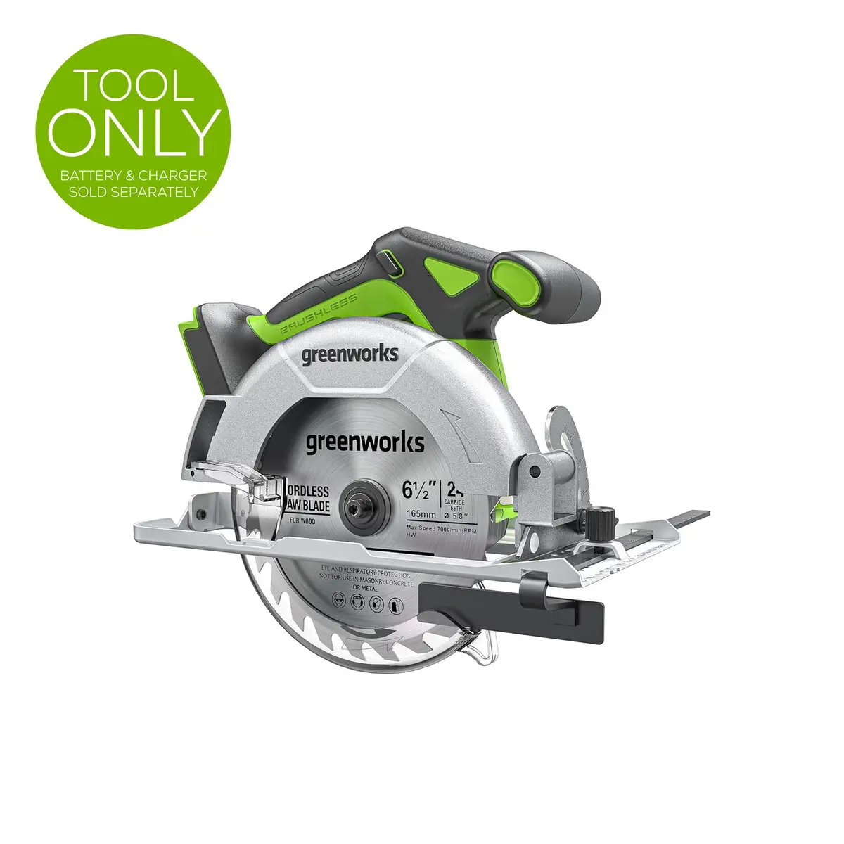 24V Brushless  6- 1/2'' Circular Saw (Tool Only) 1