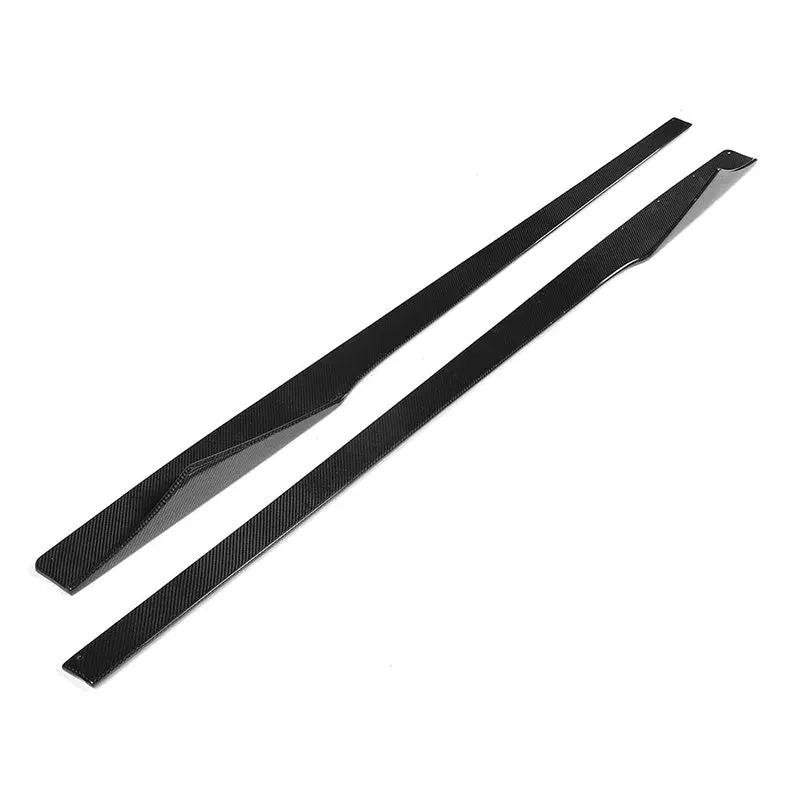 Ame Motorsport Carbon Fiber Car Side Skirts Lip Extension Apron For Bmw 2Series F87 M2 Base Coupe 2-Door 2016 2017 2
