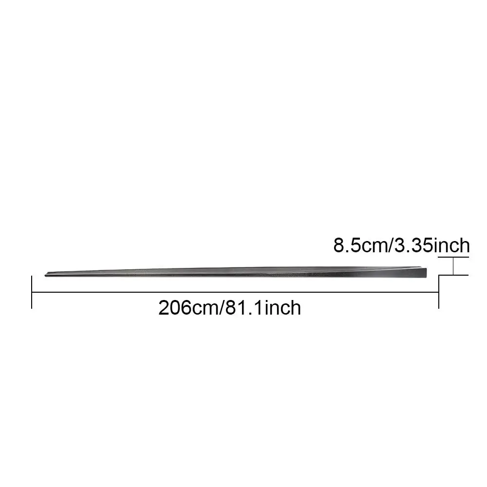 Ame Motorsport Carbon Fiber E300 Sport Side Skirts Extension For Mercedes Benz C238 E200 E400 E500 2-Door 17-18 2
