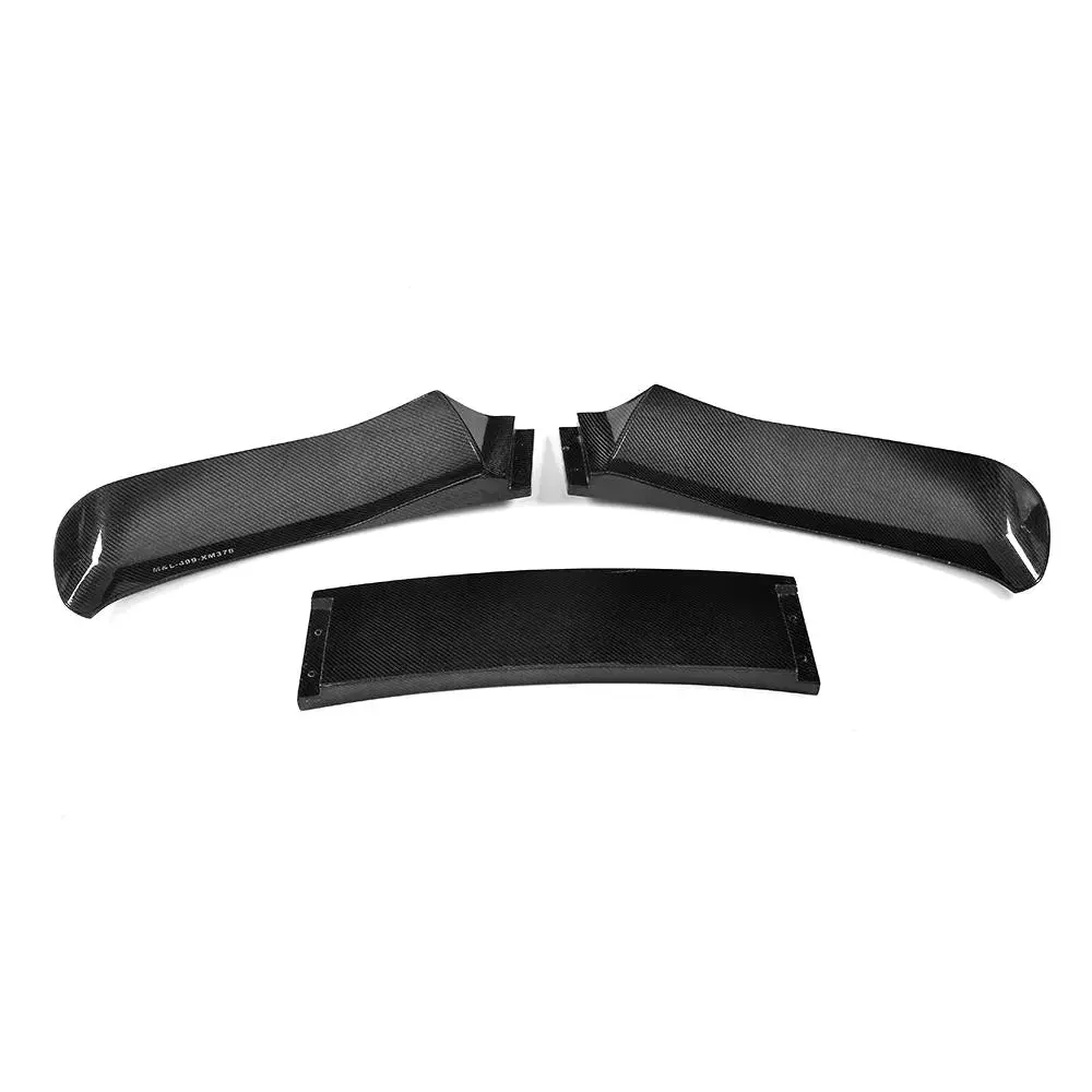 Ame Motorsport 3Pcs Carbon Fiber Front Bumper Lip For Bmw X5 M40i 2014-2018 2