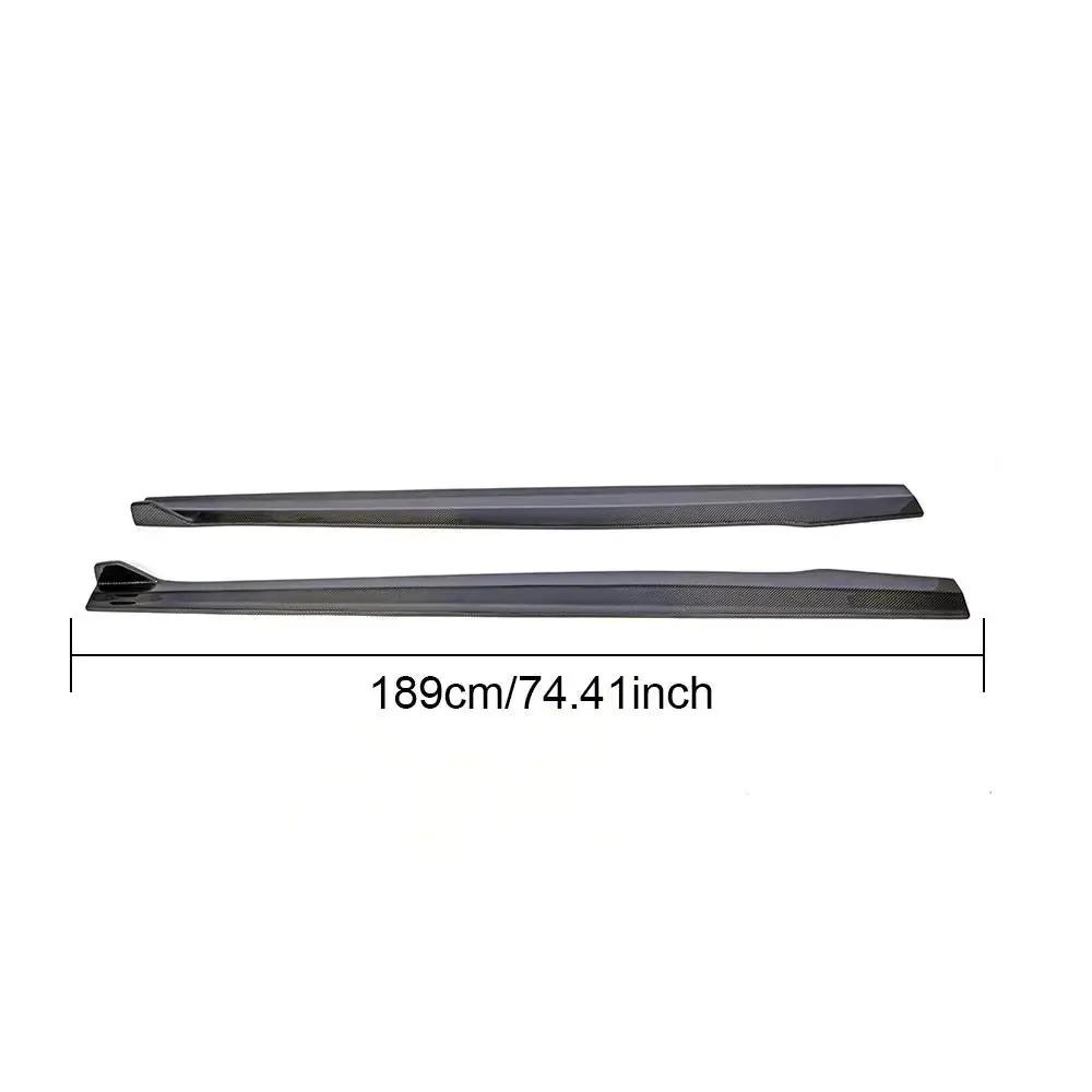 Ame Motorsport For Audi Rs3 2017 2018 Carbon Fiber Side Skirts Extensions Bumper Lip Body Kits 2