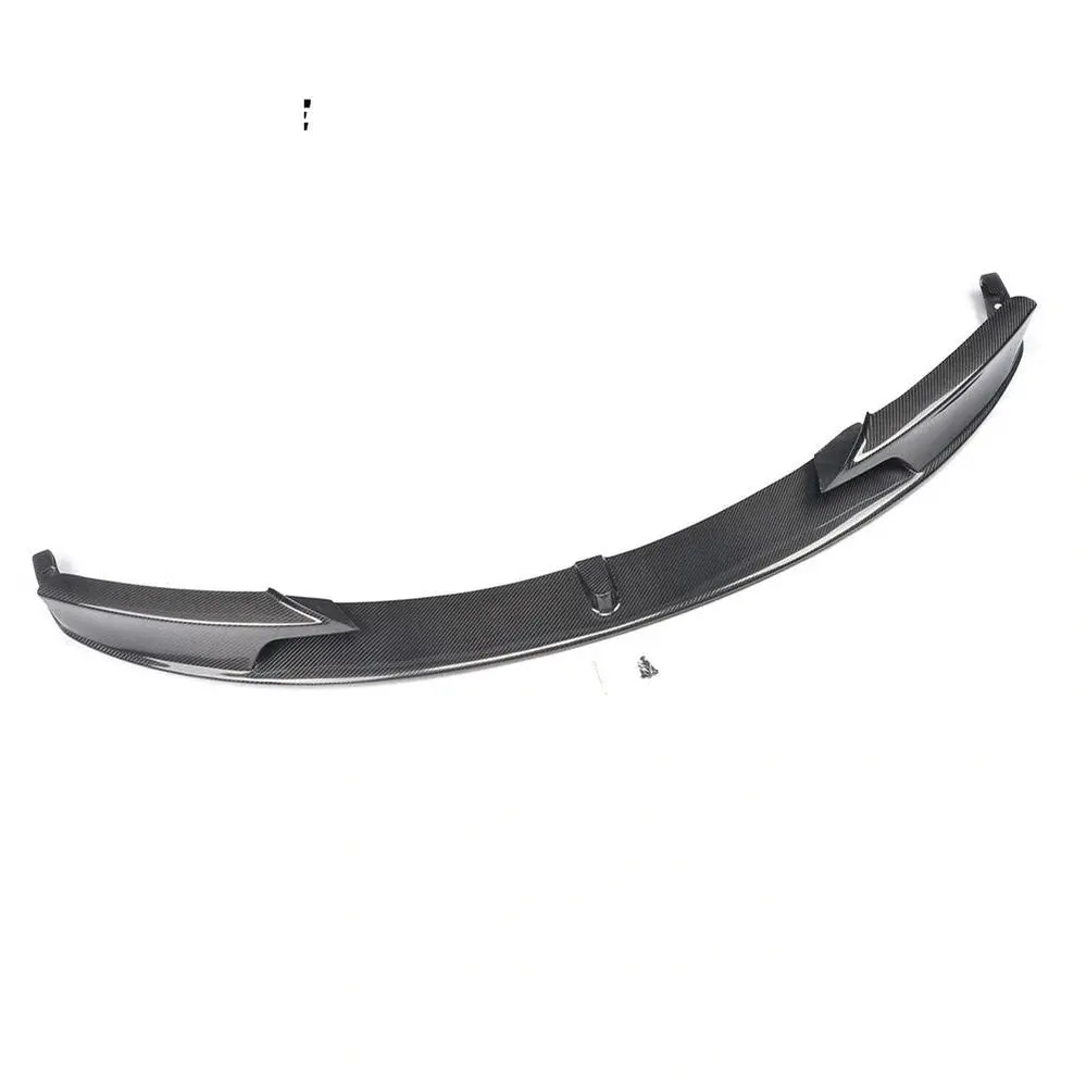 Ame Motorsport For Bmw 3 Series F30 F31 M Sport Car Front Bumper Lip Spoiler Winglets Splitters 2013 - 2017 Carbon Fiber / Frp Black 1
