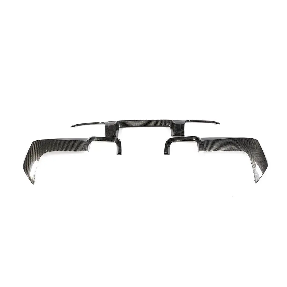 Ame Motorsport 3Pcs Carbon Fiber Bumper Diffuser For Mercedes Benz V Class V250 Vito Standard 16-18 2