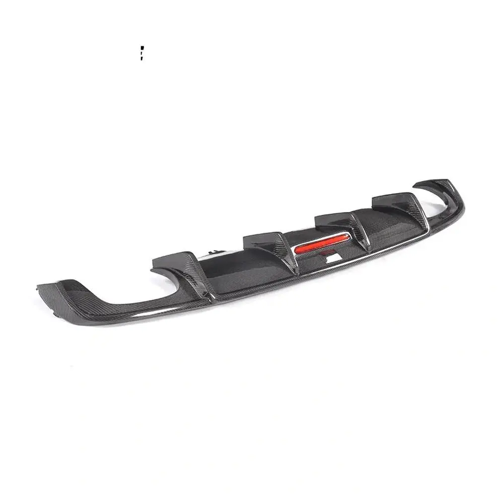 Ame Motorsport For S4 Carbon Fiber Rear Bumper Diffuser Lip Spoiler For Audi A4 B9 Sline S4 A4 Sedan 4 Door 2017 - 2019 Bumper Guard Splitters 1