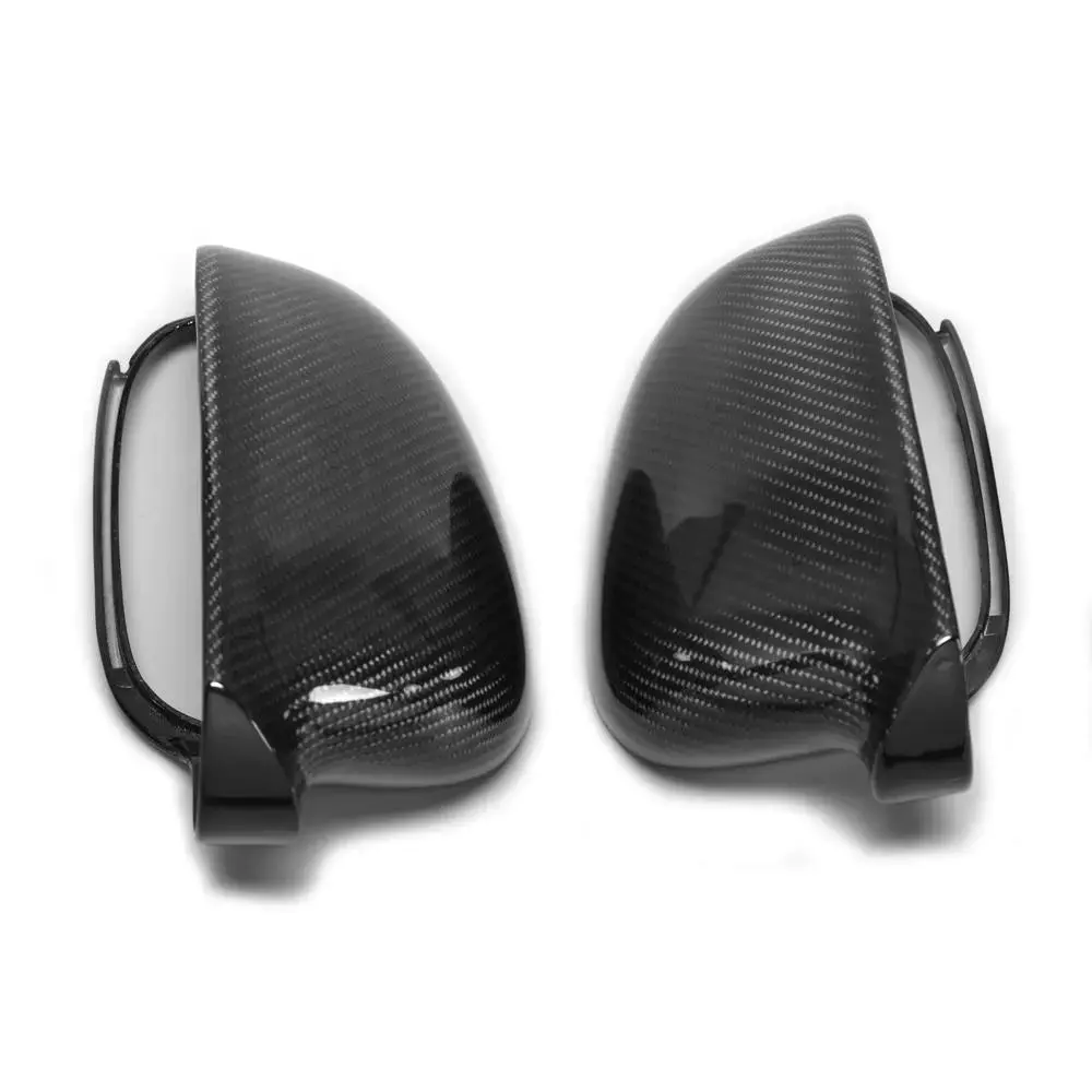 Ame Motorsport Replacement Carbon Fiber Rear View Mirror Caps For Vw Golf V Gti Mk5 R32 2