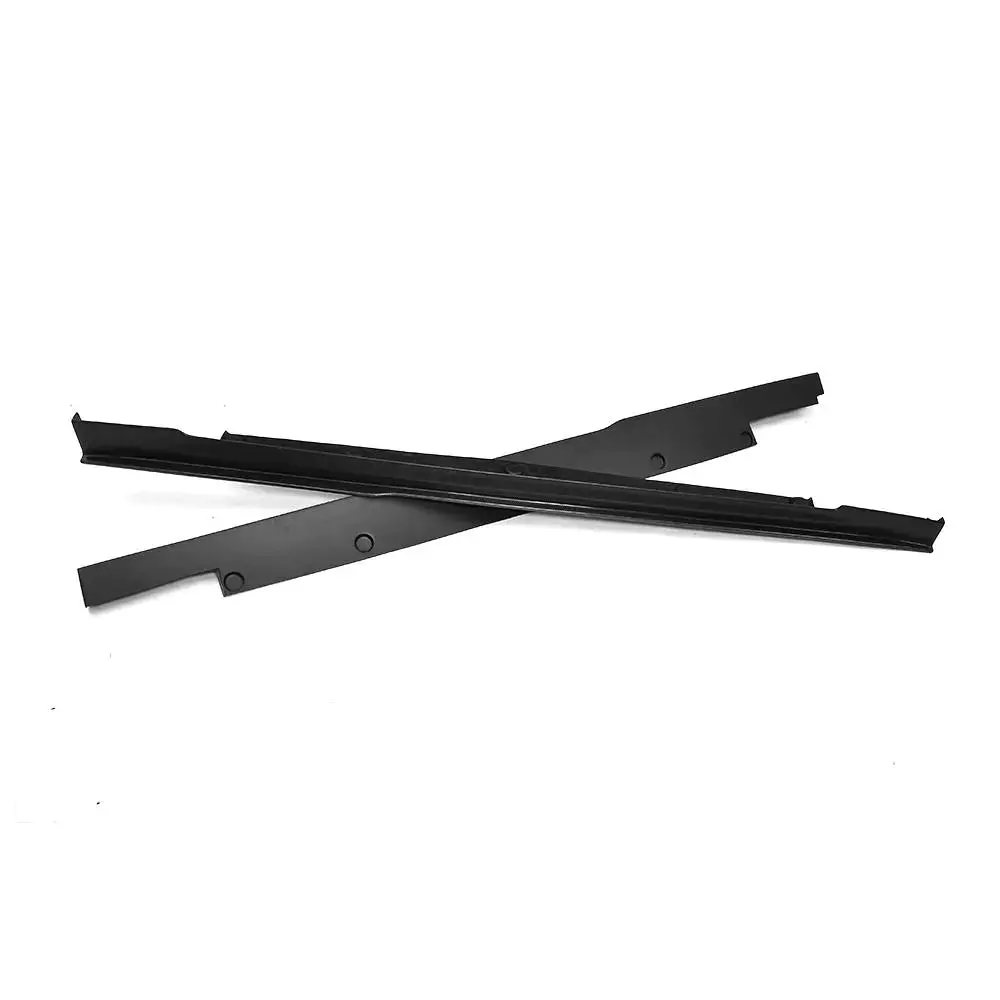 Ame Motorsport Carbon Fiber Side Skirts Extension For Tesla Model S Sedan 4-Door 12-16 2
