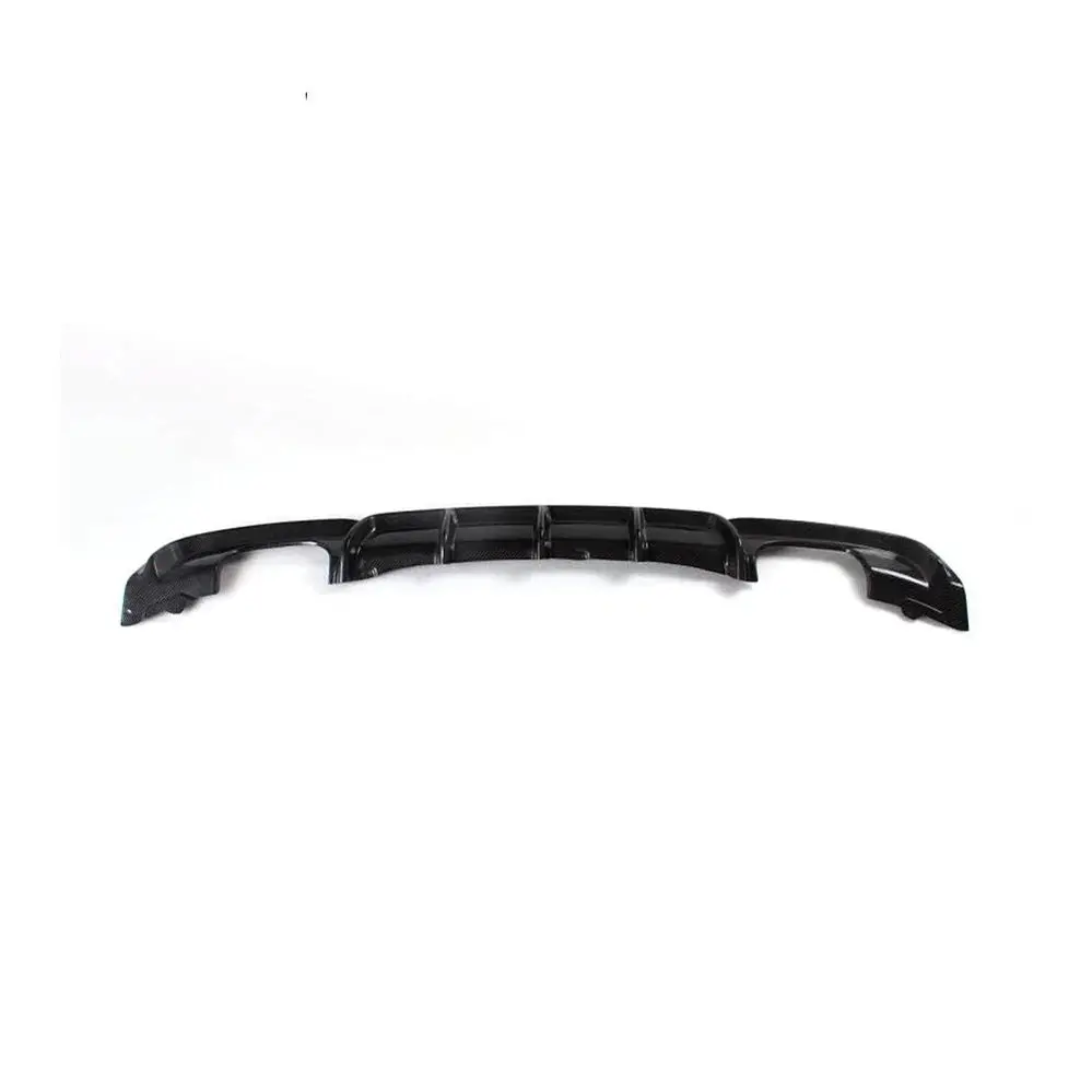 Ame Motorsport Carbon Fiber Car Styling Rear Bumper Guard Diffuser Lip Spoiler For Bmw F30 M Sport 2012 - 2017 Dual Exhaust Two Outlets 1