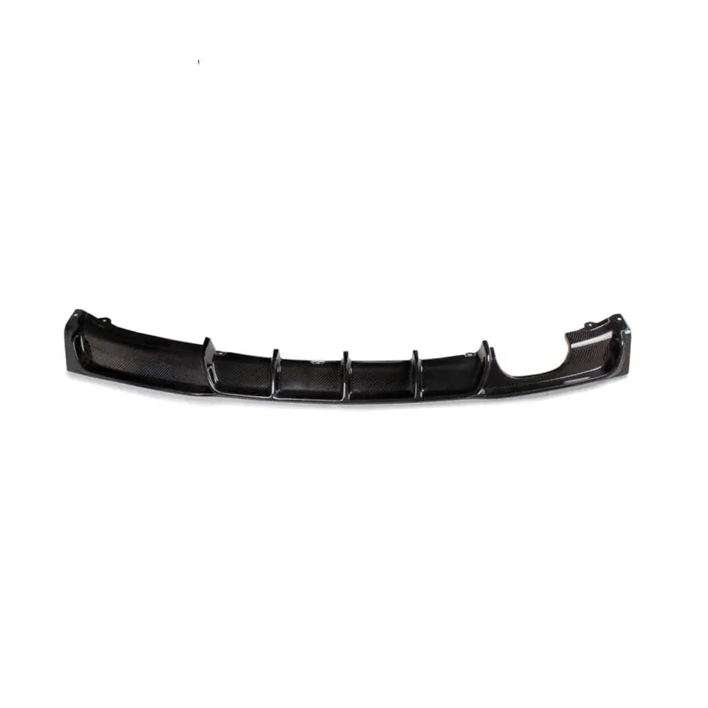 Ame Motorsport Carbon Firber / Frp Rear Bumper Guard Diffuser Lip Spoiler For Bmw F30 M Sport 2012 - 2017 Single Exhaust Two Outlet 1