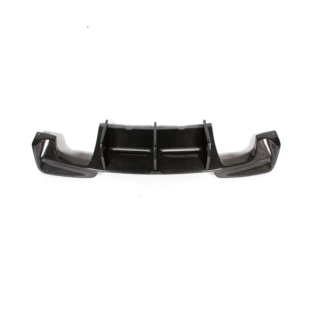 Ame Motorsport Rear Bumper Diffuser Lip Spoiler For Bmw E82 1 Series 1M Coupe 2-Door 2011 2012 2013 Bumper Guard Carbon Fiber 1