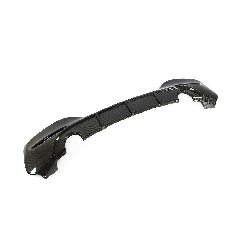 Ame Motorsport Car Rear Bumper Diffuser Spoiler Lip For Bmw 1 Series F20 M Sport M135i M140i Hatchback 2 Door 4 Door 2016 - 2018 Carbon Fiber 2