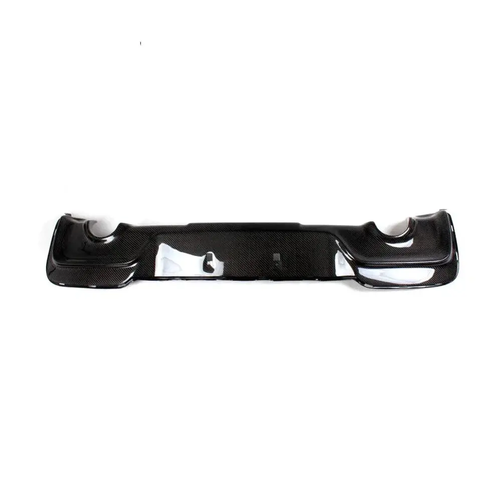 Ame Motorsport Car Rear Bumper Lip Diffuser Guard For Bmw 1 Series F20 M Sport M135i Bumper Only 2011 - 2014 Carbon Fiber 1