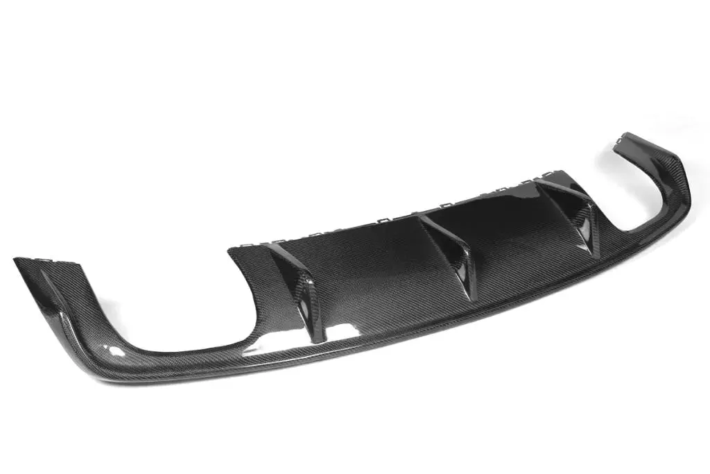 Ame Motorsport Rear Bumper Guard Lip Diffuser Spoiler For Audi A3 Sline S3 Sedan 4-Door 2013 2014 2015 2016 Carbon Fiber 2