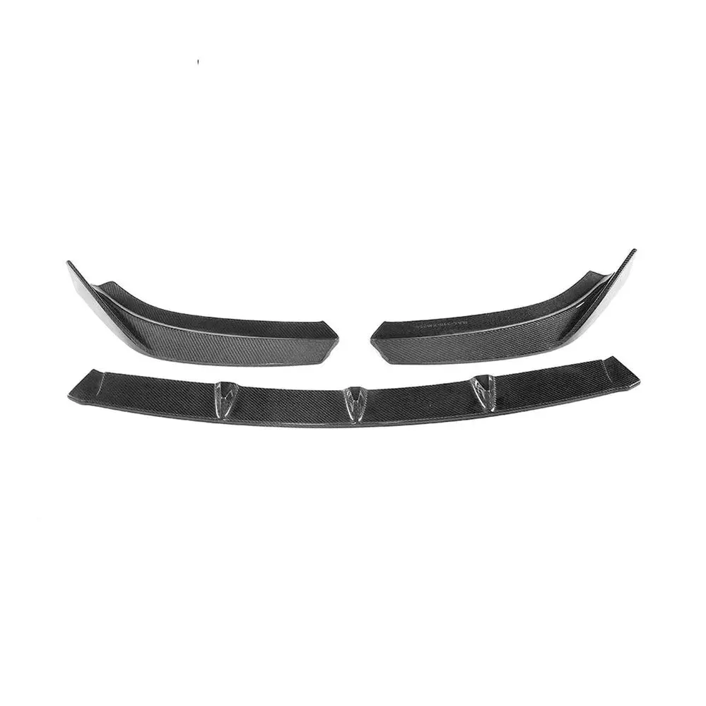 Ame Motorsport Carbon Fiber Front Bumper Lip Spoiler Splitters For Audi S3 A3 Sline Base Prestige Progressiv Premium Plus 4-Door 2017 - 2019 1