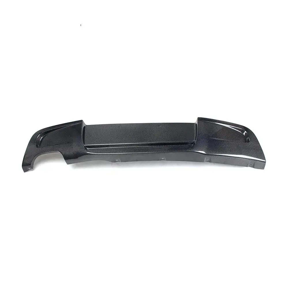 Ame Motorsport Rear Bumper Diffuser Lip Guard Spoiler For Bmw 1 Series E87 M Tech M Sport Bumper 2007 - 2011 Carbon Fiber 1