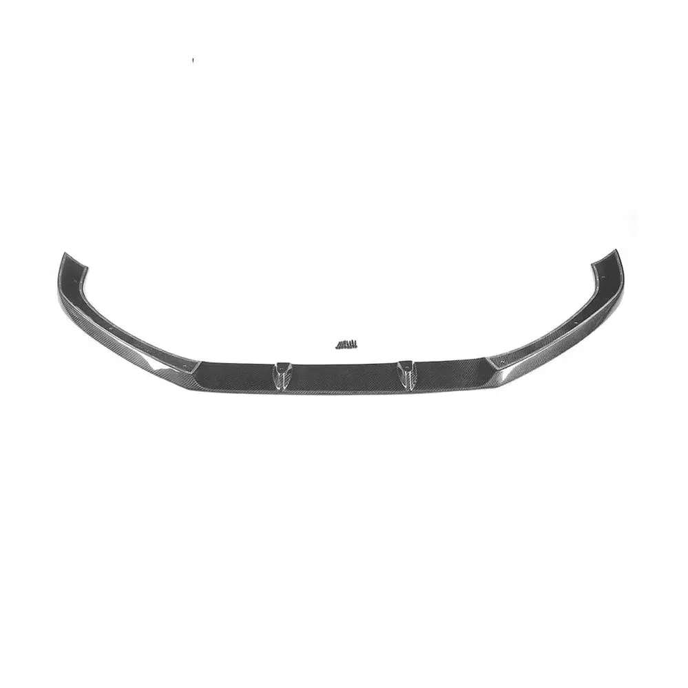 Ame Motorsport Carbon Fiber Car Front Bumper Lip Spoiler Splitters Protector For Audi A4 B9 Sedan 4 Door Standard Bumper 2017 2018 1