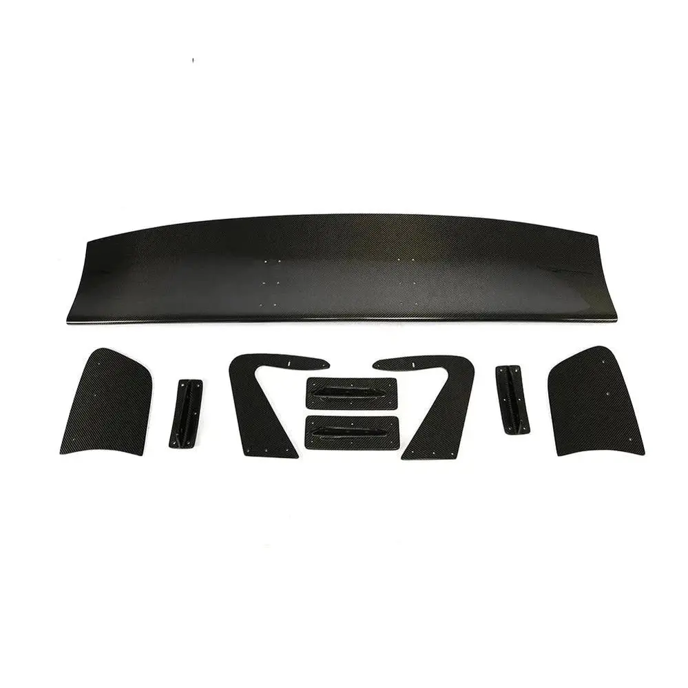 Ame Motorsport Universal Big Barb Rear Trunk Spoiler Boot Lip For Nissan Gtr Ford Mustang Toyota Gt86 Subaru Brz All Sedan Coupe Carbon Fiber / Frp 1