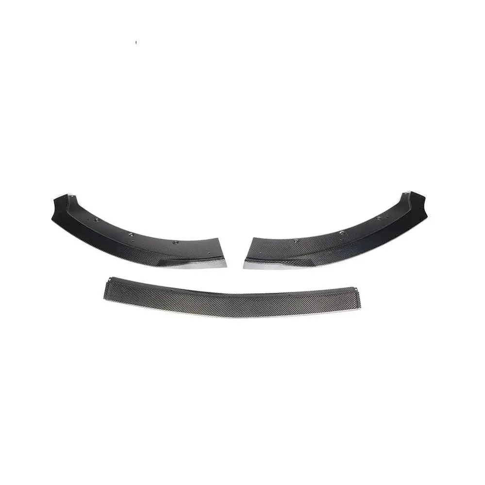 Ame Motorsport 3Pcs/Set Carbon Fiber Front Bumper Spoiler For Ford Mustang Coupe 2-Door 2015-2017 1