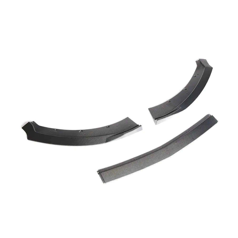 Ame Motorsport 3Pcs/Set Carbon Fiber Front Bumper Spoiler For Ford Mustang Coupe 2-Door 2015-2017 2