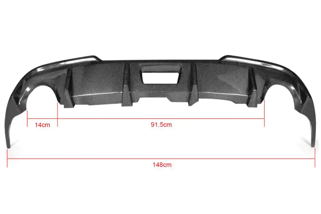 Ame Motorsport Carbon Fiber Rear Diffuser Lip For Infiniti G Series G37 X Sport Sedan 4-Door 2