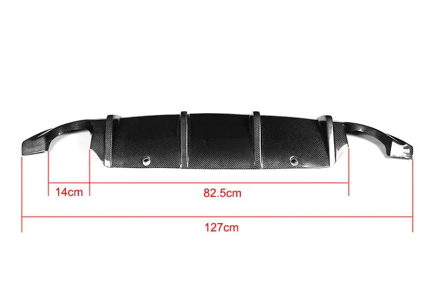 Ame Motorsport Carbon Fiber Rear Bumper Diffuser Lip For Infiniti Q50 2014 2